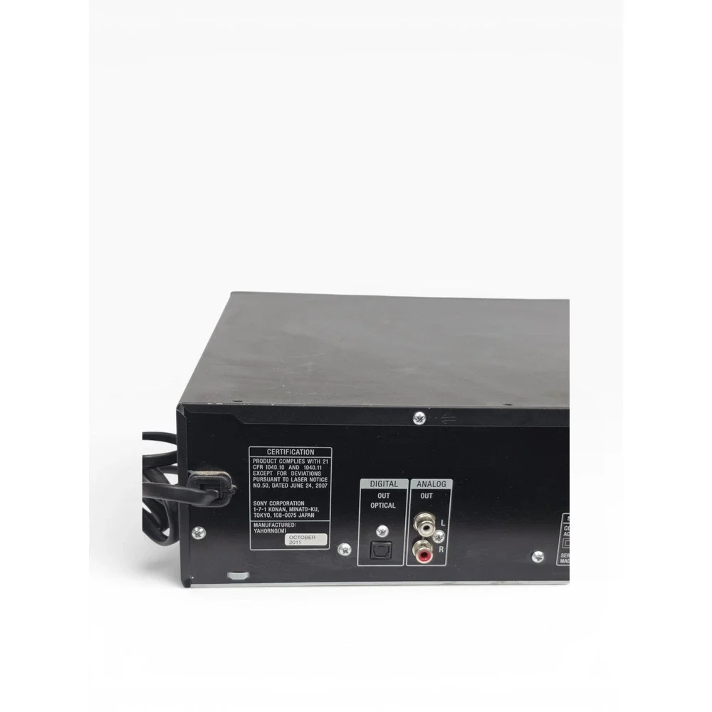 Sony CDP‑CE500 5‑Disc CD Changer USB Recording Tested Works Clean No Remote